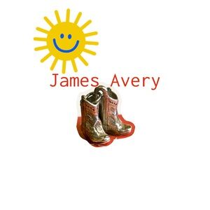 James Avery Silver Western Boot Charm